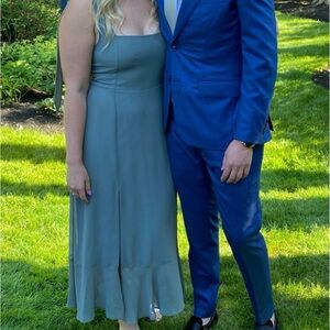 Show Me Your MuMu Green Midi Dress